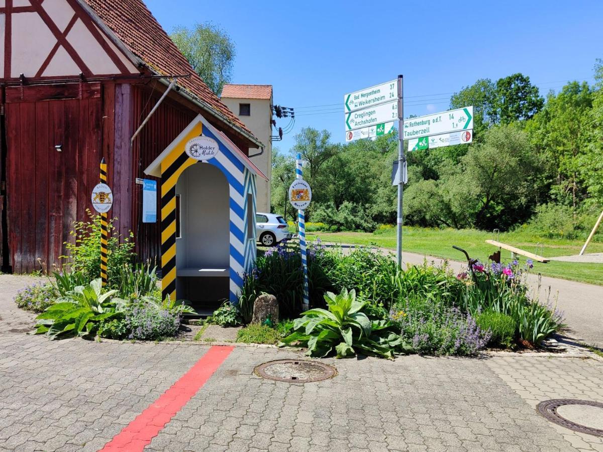 Gasthaus Holdermuehle Creglingen Kültér fotó