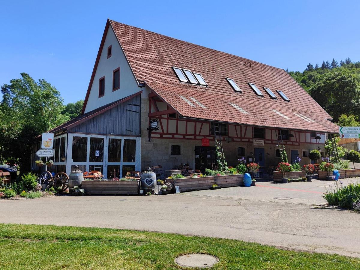 Gasthaus Holdermuehle Creglingen Kültér fotó